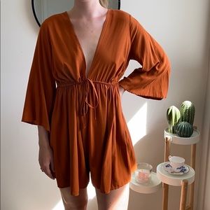 LIKE NEW ASOS burnt orange romper